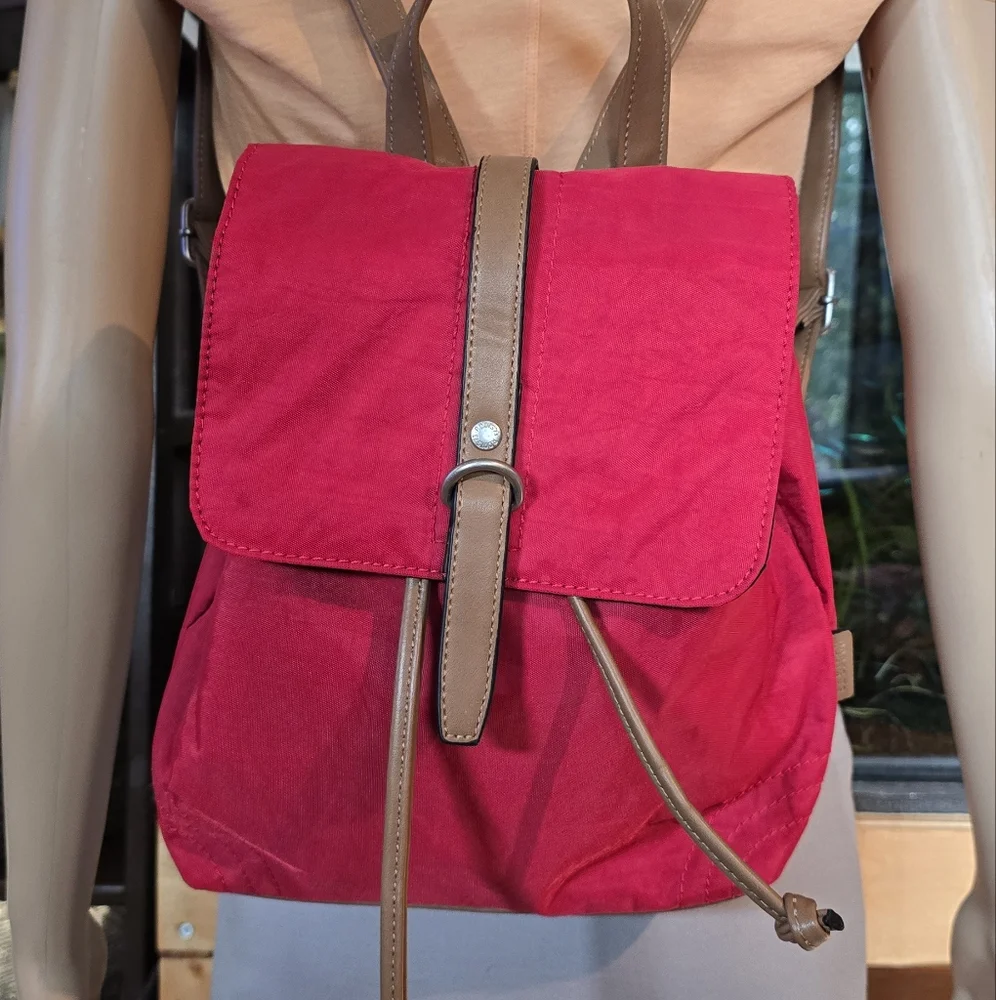 Roots Red Drawstring Backpack - Picture 4 of 15